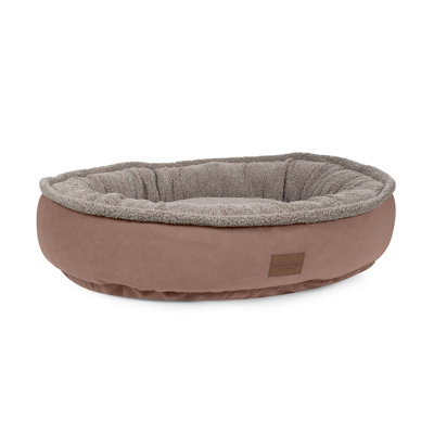 Microfiber Comfy Cup Dog Bed with Removable Cover