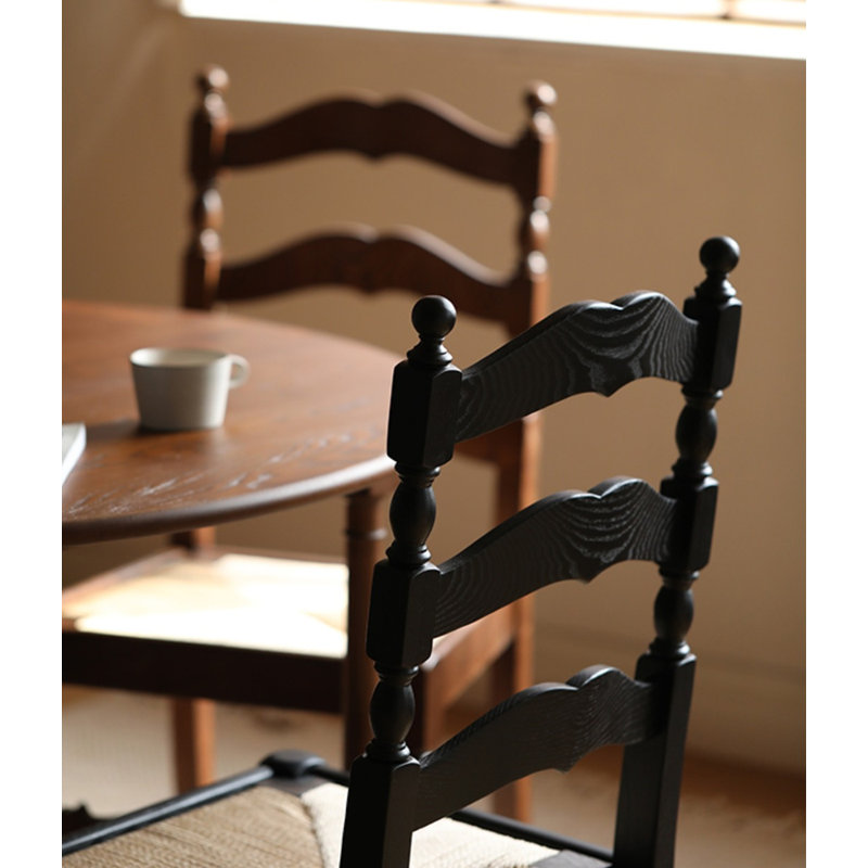 Chaise de salle à manger Vintage, Noir