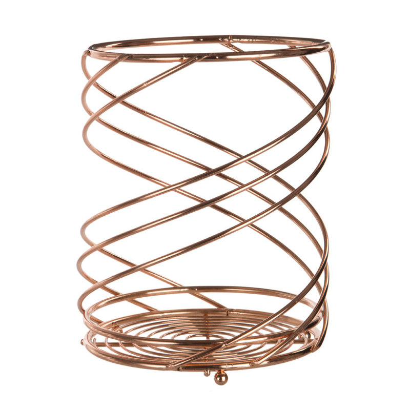 Coppedge Metal Round Utensil Crock