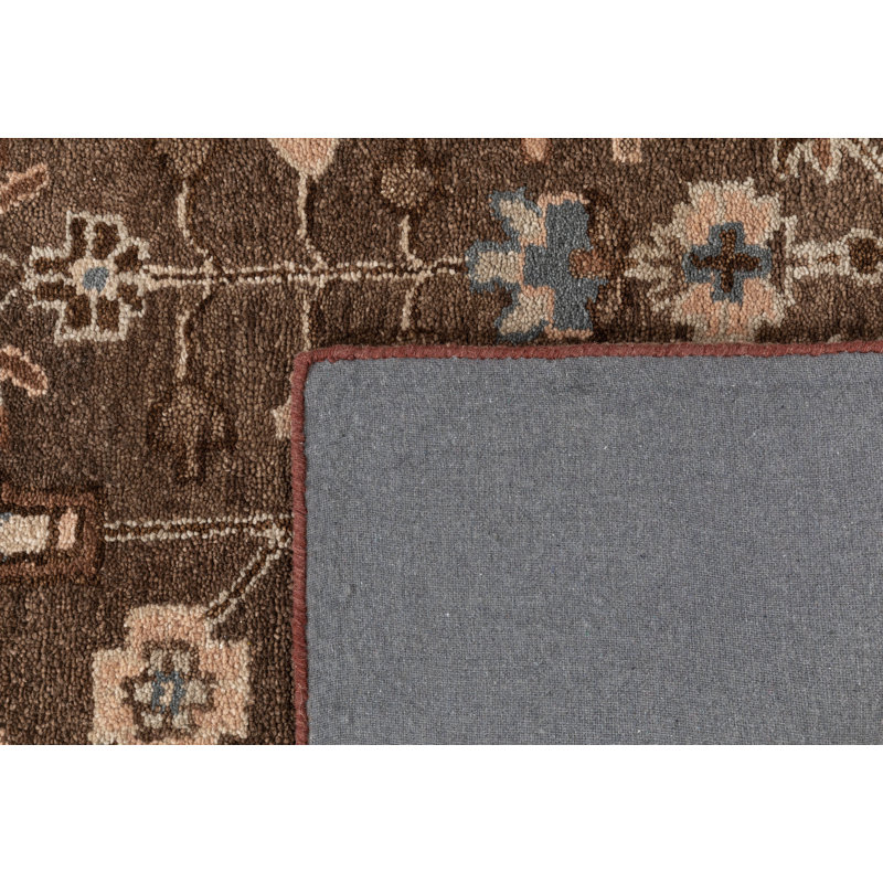 Tapis en laine touffeté à la main Bella, Rectangle 8 pi 9 po x 11 pi 9 po