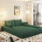 78.7" Multi-Functional Foldable Sofa Bed, 3-in-1 Teddy Sleeper Sofa Bed-1981406188