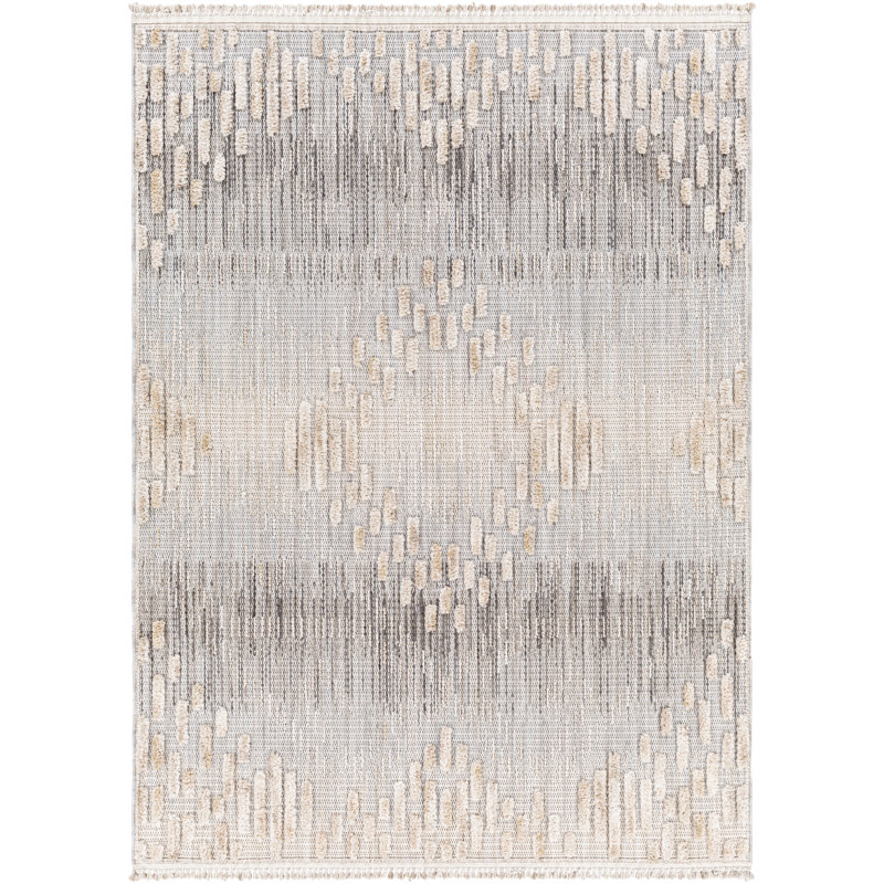 Howden Machine Woven Geometric Area Rug, Rectangle 6'7" x 9'