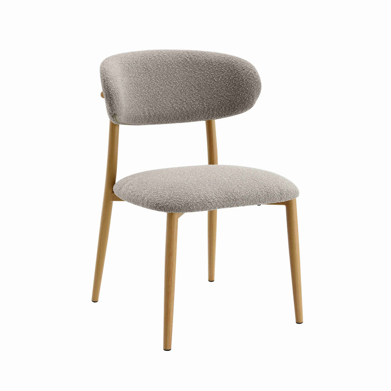 Ensemble de 2 chaises d'appoint Kacey Boucle