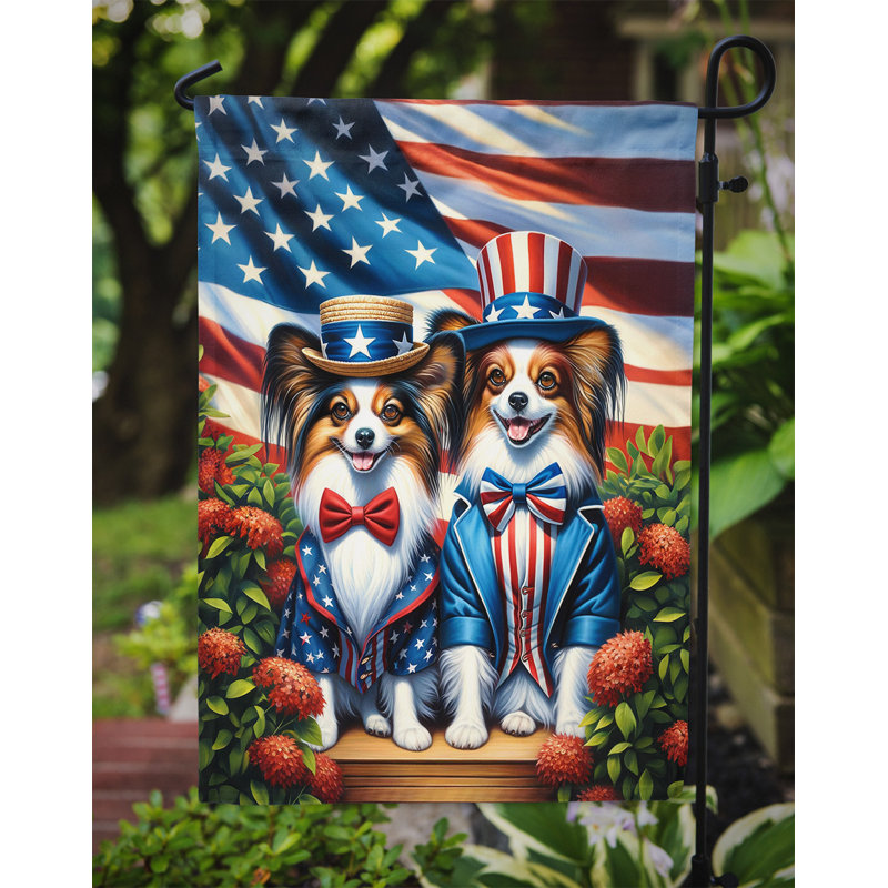Drapeau All American Garden, Papillon