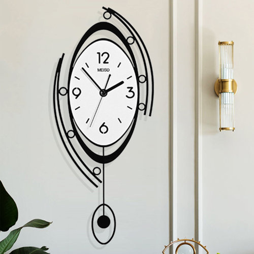 Oval Wall Clocks You'll Love | Wayfair