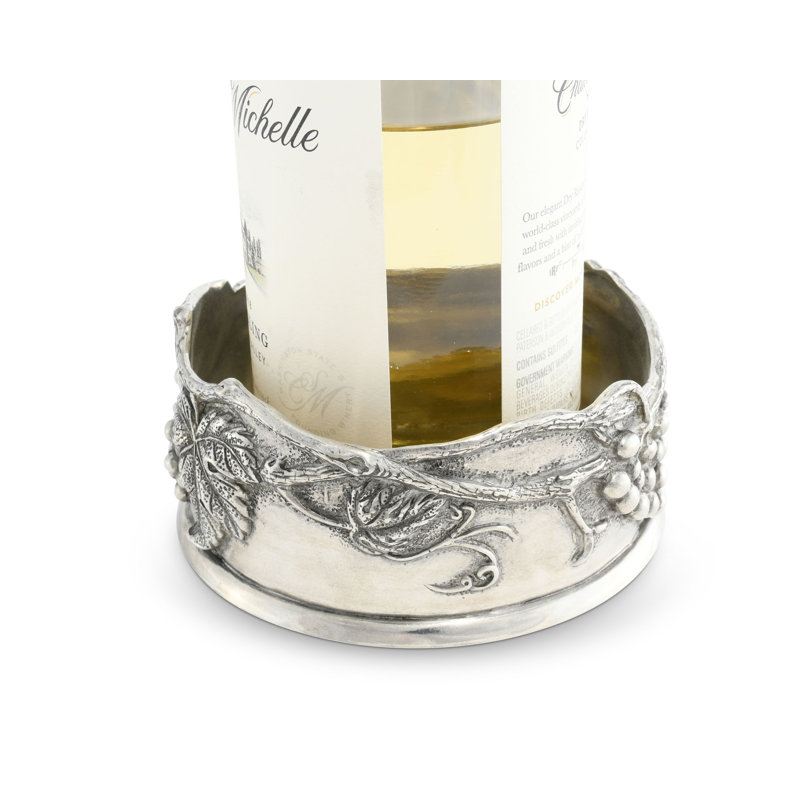 Vineyard Pewter Round Coaster
