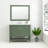 Bernharda 40 in. W x 32 in. H Modern & Contemporary Rectangular Framed Surface-Mount Bathroom Vanity Mirror in Forest Green-1433392898-1433392897