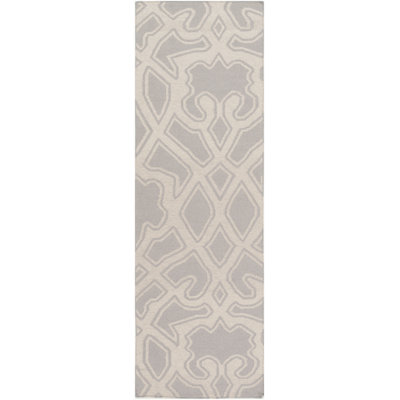 Tapis beige en laine tissé à la main Lagrange