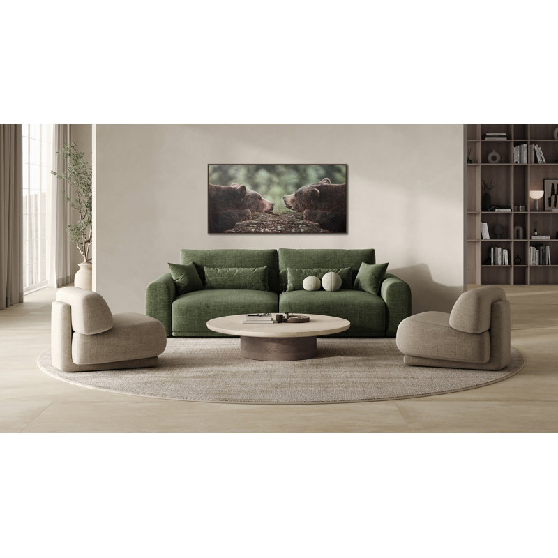 Grizzly Gaze Canvas Wall Art