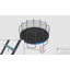 Le trampoline d'extérieur de 14 pi avec filet d'enclos et échelle Albott met en valeur les trampolines récréatives pour enfants et adultes, cadre à connexion rapide, homologation ASTM-110355961
