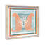 Casablanca to Paris Peach Print Glam Jungle by Oliver Gal, Black Frame, 12 x 12-529172319-529172324
