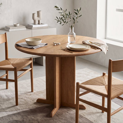 Bristol Round Solid Wood Dining Table