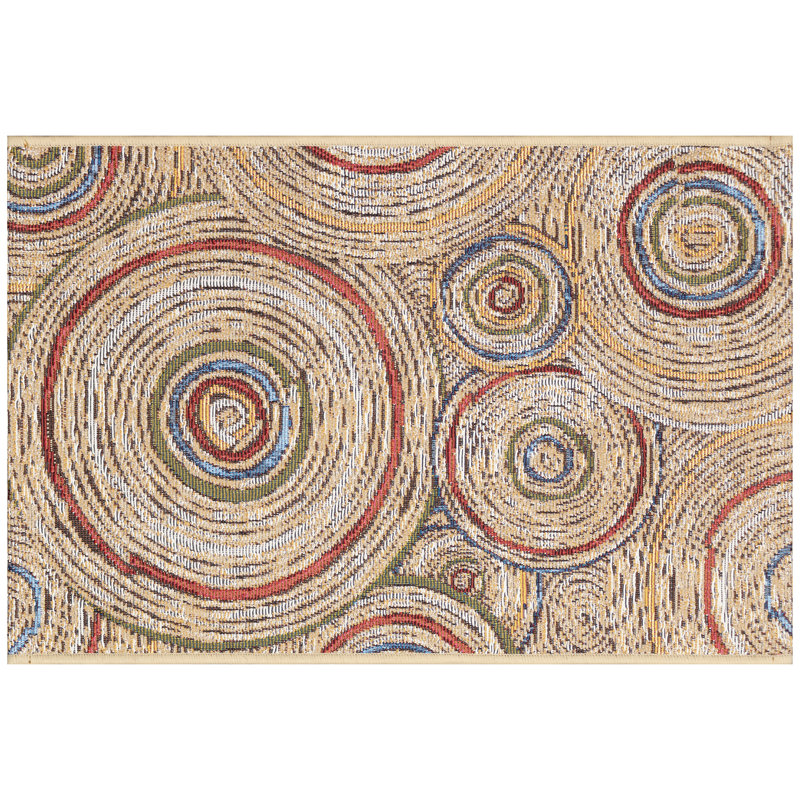Tapis de cuisine Tollette, Rectangle 2 pi x 2 pi 10 po