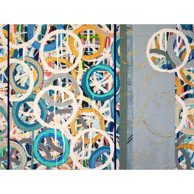 Radian Grid Print by Kari Souders, Wrapped Canvas, 24" H x 32" W