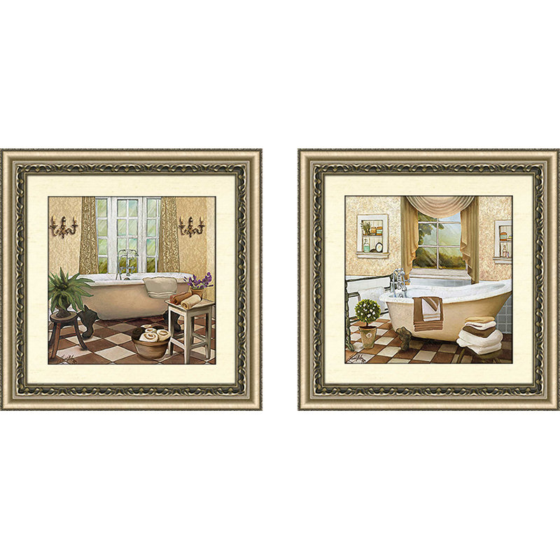 «French Bath II», impression sous verre