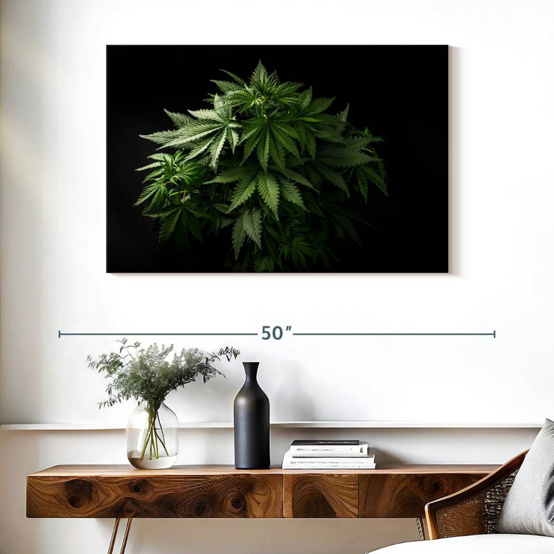 Senne Marijuana Cluster, 26" H x 39" W