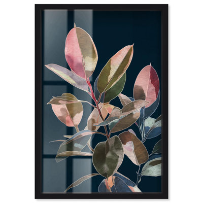 «Fuchsia Frond I Shadowbox Print Natures Art Prints» par Art Remedy