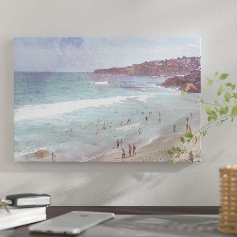 «Day At the Beach III», reproduction sur toile, H 40 po x l 60 po x P 1,5 po, Toile tendue, Pas de tapis