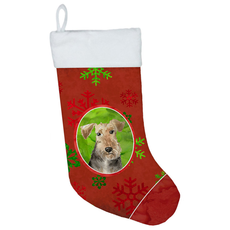 Chaussette de Noël, Terrier brun