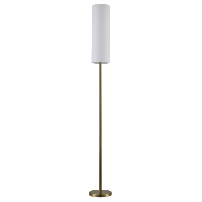 Lieselotte 1 - Light Cylindrical Floor Lamp, Gold