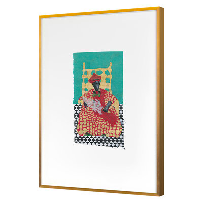 «Spring 2021 African Royals 3», reproduction d'art encadrée sur papier par PC Ngo