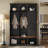 Classic Arched Design Hall Tree with 3 Hidden Storage-129389674