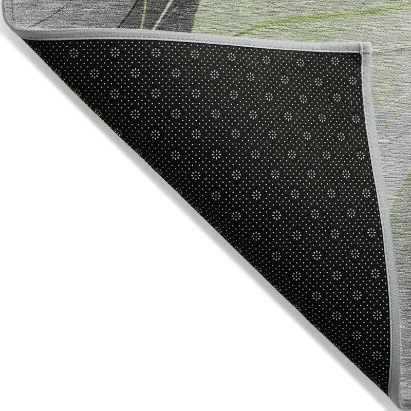 Tapis intérieur / extérieur vert Aelien, 5' x 7'6"
