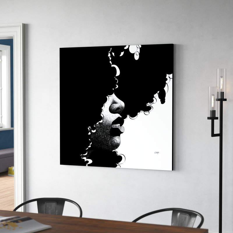 «Daughter of the Universe» par Ohab TBJ - impression d'art graphique, Toile tendue, H 12 po x l 12 po x P 0,75 po, Sans cadre