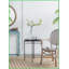 Table basse industrielle moderne - Bois de teck et amp; Structure en fer, multi-usage pour salon / table de chevet