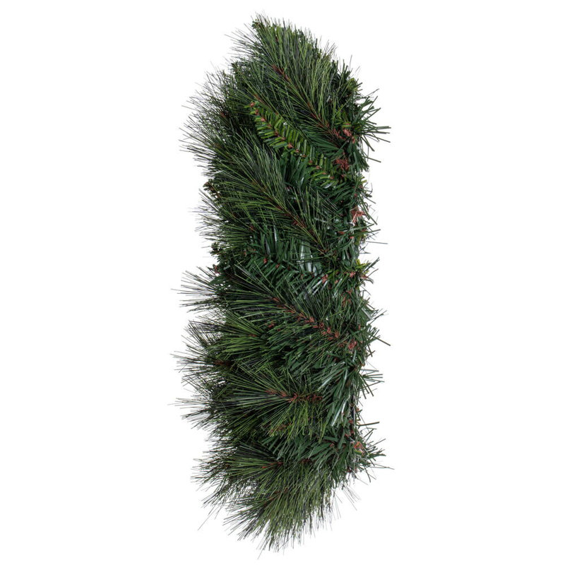 24" Brighton Pine Artificial Wreath with 150 PE/PVC Tips.