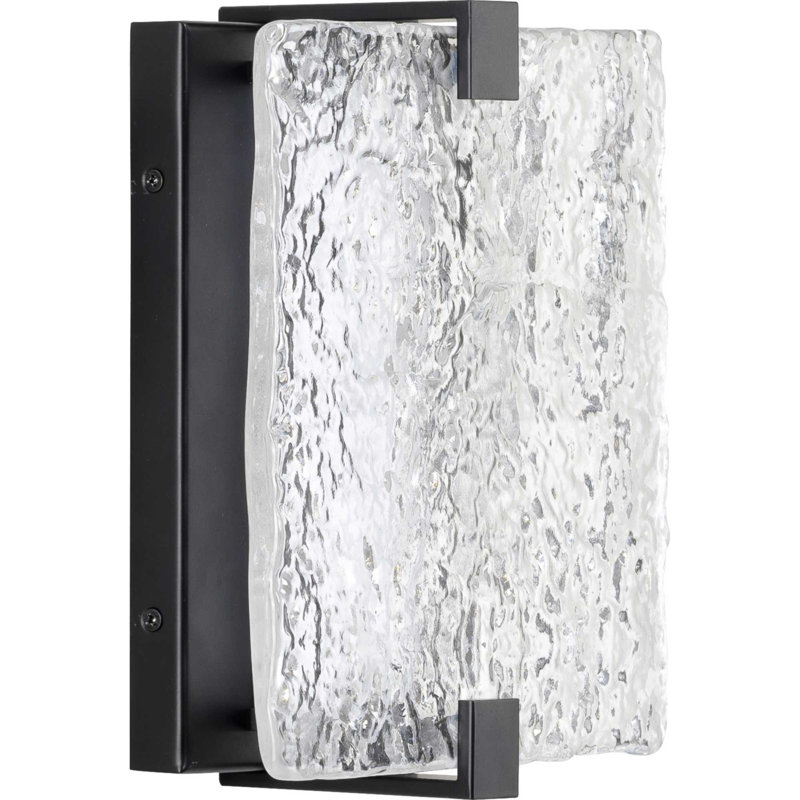 Traore LED Wallchiere, Clear Stone, Black