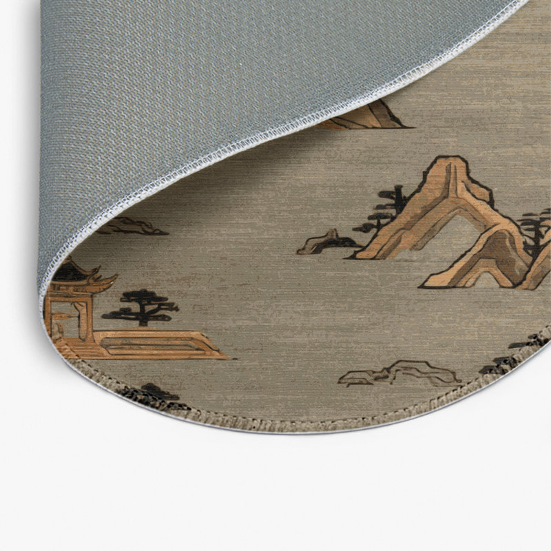 Tapis intérieur et extérieur ArtDeco, Rond 5 pi