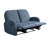 Hallstead 58.3" Wide Manual Reclining Loveseat, Curved Arm, Pocket Coil Seating, Woven Fabric-1131436235