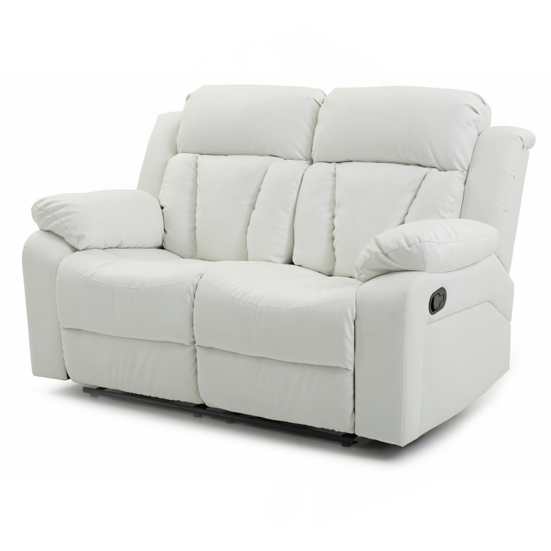 Causeuse inclinable Glory Furniture, blanc, Blanc