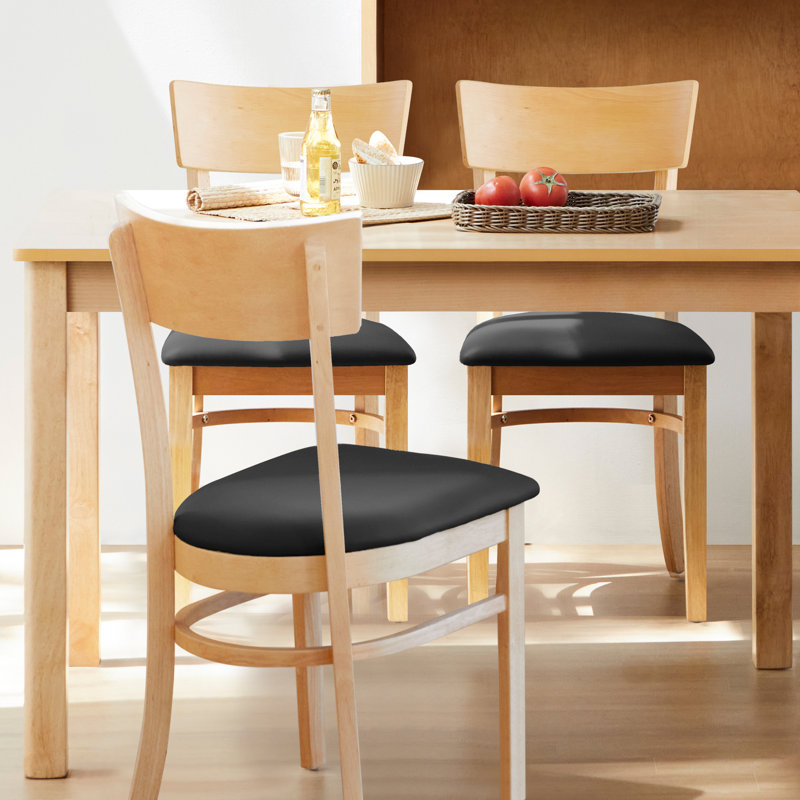 Ensemble de 2 chaises d'appoint Parsons, Naturel