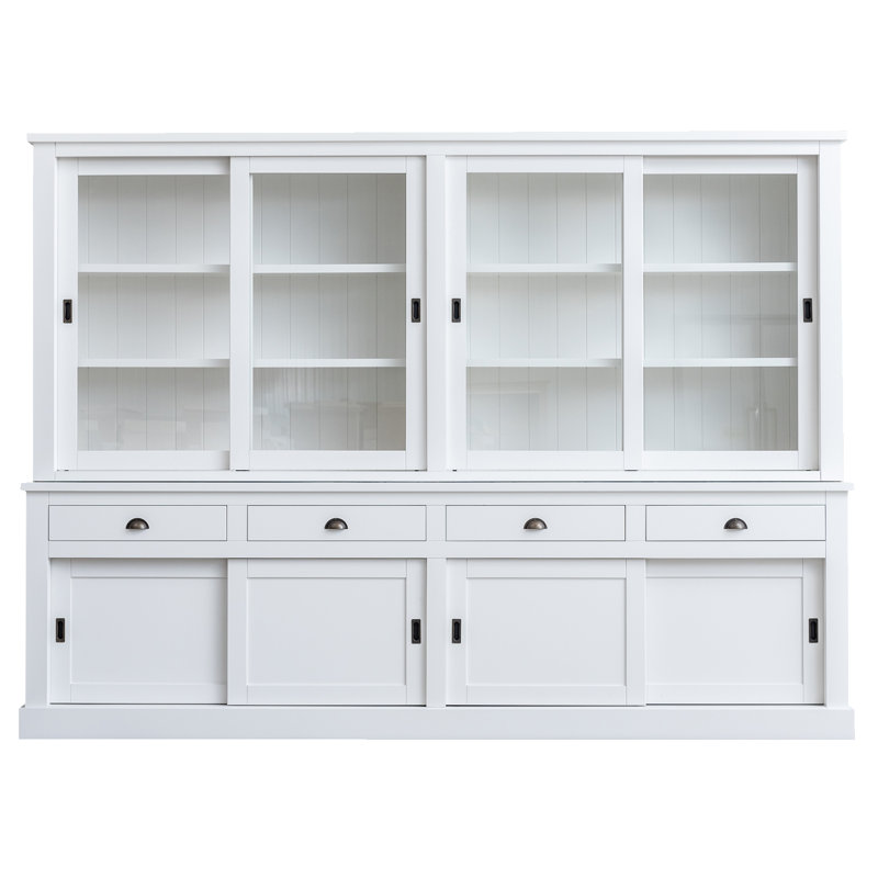 Butler Display Cabinet, White 