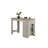 47" Light Gray Small Space Counter Height Dining Table with Cabinet
