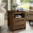 Nightstands With Charging Station, Rustic 18 Inch Bedside Table With 2 Storage Drawers And Open Shelf-1197349600-1197349607