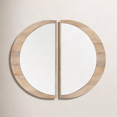 Vixe Solid Wood Mirror
