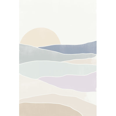 Wave Tableau I by June Erica Vess - Wrapped Canvas Painting