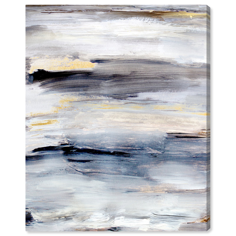 Pacific Waves Painting, Wrapped Canvas, 20" H x 16" W