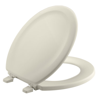 Stonewood with Quick-Release Hinges Round-Front Toilet Seat