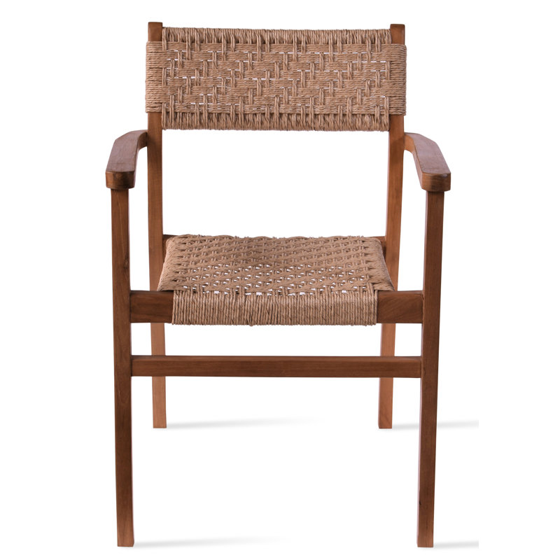 Palermo Solid Teak Stackable Outdoor Armchair