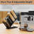 Adjustable Coffee Cup Holder Organizer 4 Compartment