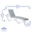 188cm Long Reclining Single Chaise with Cushions-79515939