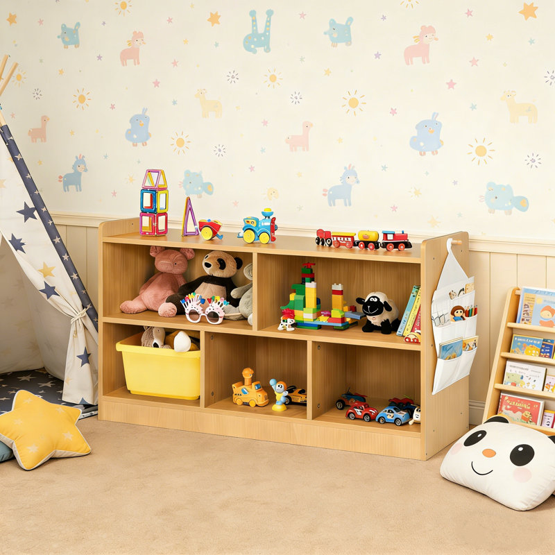 Bibliothèque pour enfants à 23 sections H 23,6 "x l 44,9"