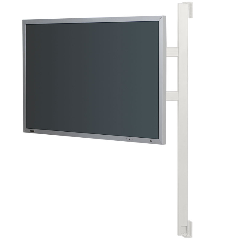 Quenton Brayden Studio Single Screen Wall Mount, White