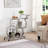 Antu 3-Tier Mobile Home Serving Bar Cart with Locking Casters-175843471