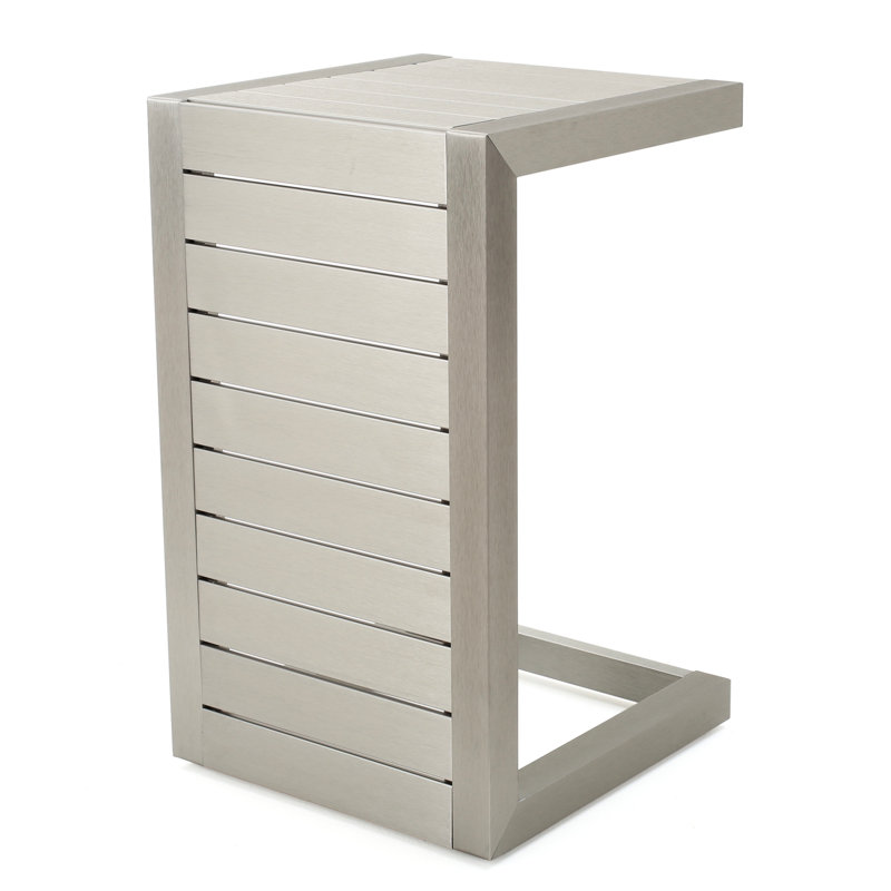 Table d'extérieur moderne en aluminium - Côté fonctionnel et attrayant pour les terrasses