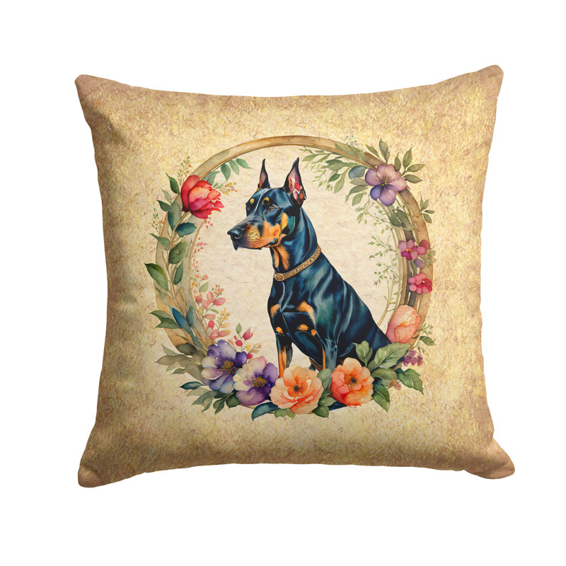 Outdoor Throw Pillow, 14" H x 14" W x 3" D